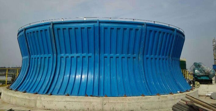 冷卻塔風(fēng)筒施工現(xiàn)場