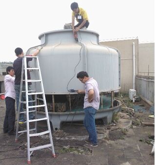 冷卻塔維修安全措施